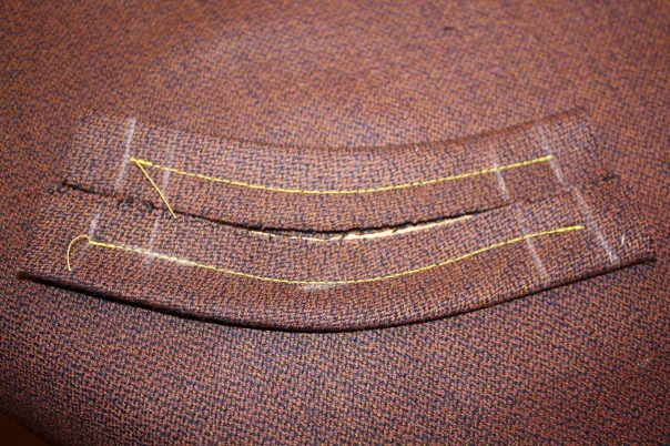 How to Sew a Curved Welt Pocket ~ Angela Wolf's Sewing Blog